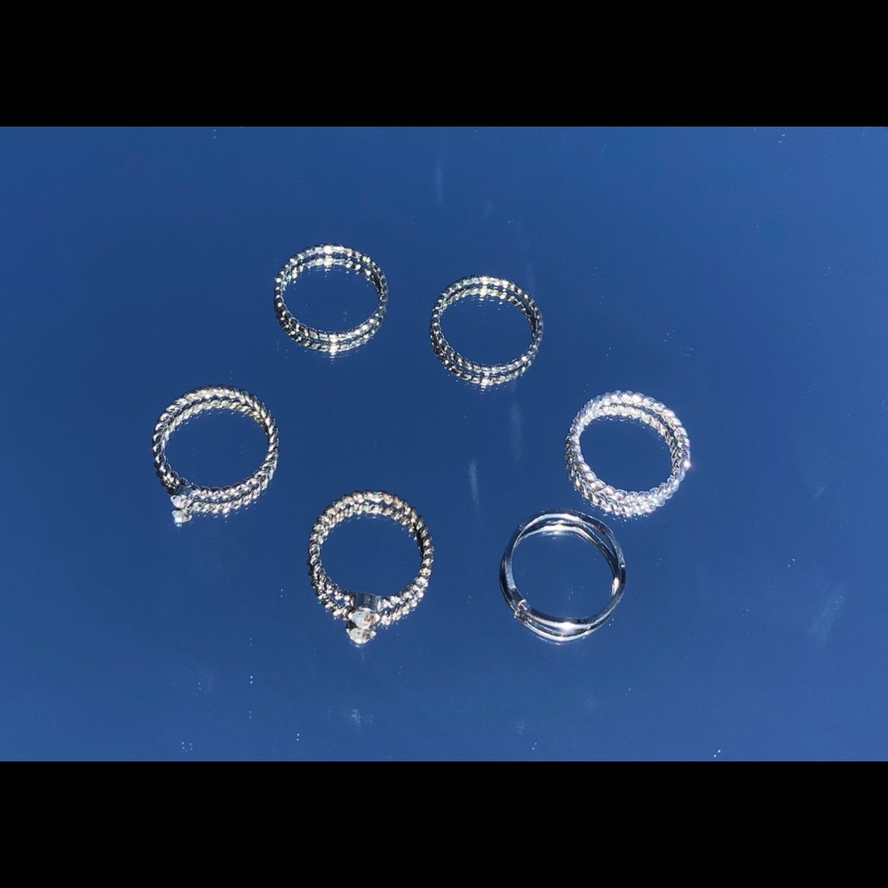 ‼️SOLD‼️silver rings